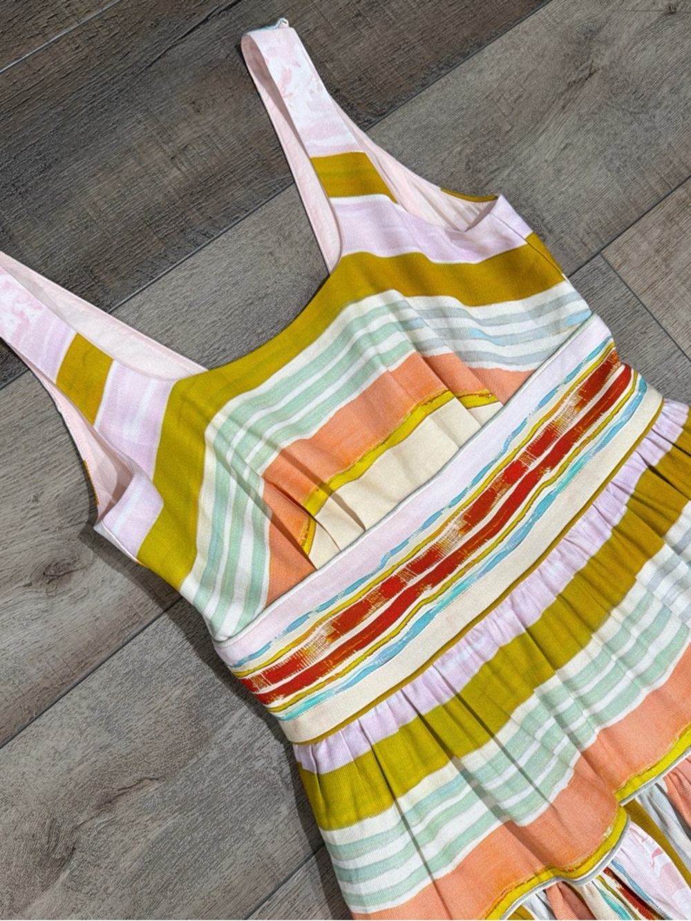 Hunter Bell Mara striped midi dress NWT - Picture 4 of 7